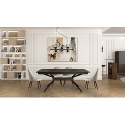 Iris Fixed Top Dining Table