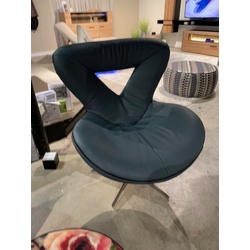 Izuu Leather Swivel Chair Showroom Sample
