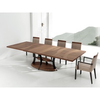 Artisan Walnut Rectangular Extension Dining Table